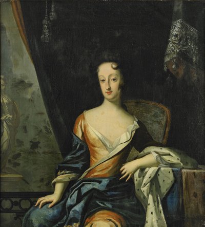 Portrett av Ulrika Eleonora 1688-1741, dronning av Sverige av David Krafft von