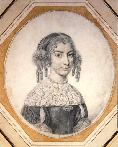 Portrett av en dame av David Loggan