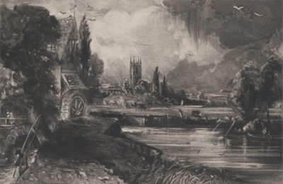 En mølle, 1832. av David Lucas