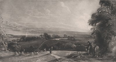 Høstsolnedgang, 1830. av David Lucas