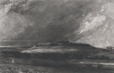 Gamle Sarum, 1830. av David Lucas