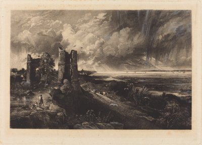 Hadleigh Castle av David Lucas after John Constable