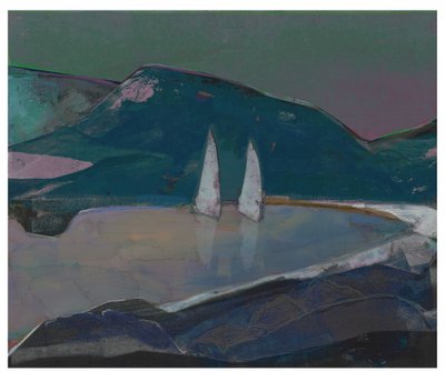 Kilter#39;s Bay, 2023 (blandet media) av David McConochie