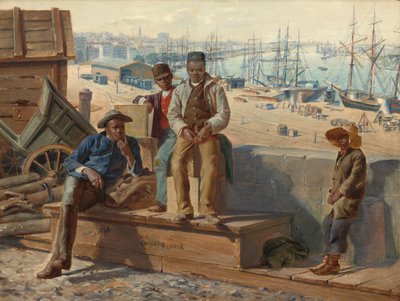 Negro Boys på kaikanten av David Norslup