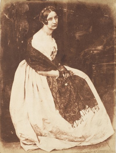 Lady Elizabeth Eastlake, 1843-47. Skapere: David Octavius Hill, Robert Adamson, Hill & Adamson. av Hill and Adamson