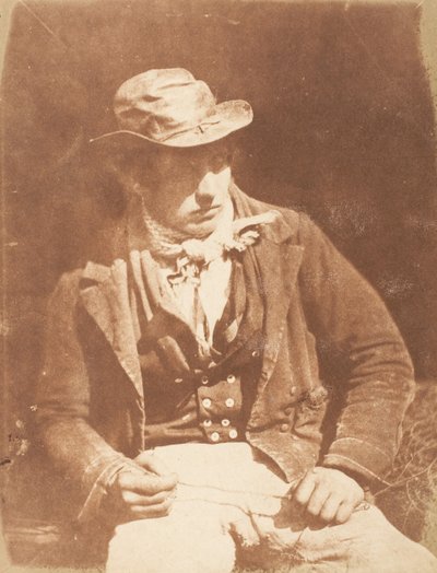Newhaven Fisherman, 1843-47. Skapere: David Octavius Hill, Robert Adamson, Hill & Adamson. av Hill and Adamson