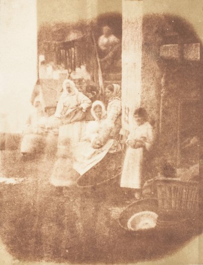 Newhaven Fishwives, 1843-47. Skapere: David Octavius Hill, Robert Adamson, Hill & Adamson. av Hill and Adamson