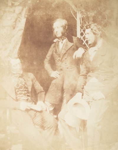 Ogilvie Fairly, kaptein Hamilton og Gilmore, 1843-47. Skapere: David Octavius Hill, Robert Adamson, Hill & Adamson. av Hill and Adamson