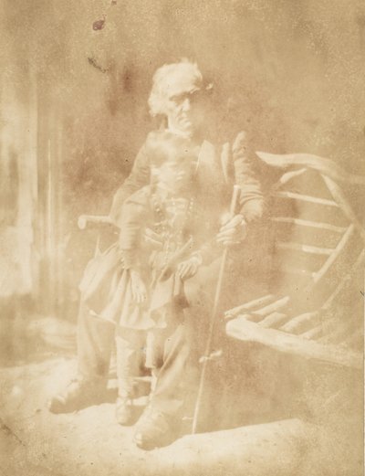 Prest dr. Thomas Chalmers og Thomas Chalmers Hanna, 1843-47. Skapere: David Octavius Hill, Robert Adamson, Hill & Adamson. av Hill and Adamson