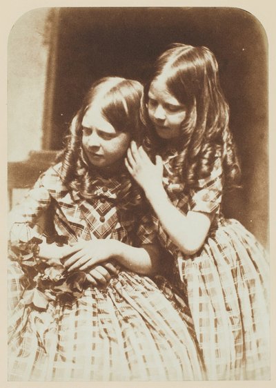Frøkenene Grierson, ca. 1845. Skapere: David Octavius Hill, Robert Adamson, Hill & Adamson. av Hill and Adamson