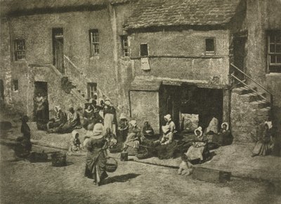 Kameraarbeid: Newhaven Fisheries, 1909. Skapere: David Octavius Hill, Robert Adamson. av David Octavius Hill, Robert Adamson