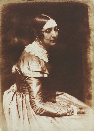 Elizabeth Rigby, senere Lady Eastlake 1809-1893, ca. 1844-1845. av David Octavius Hill