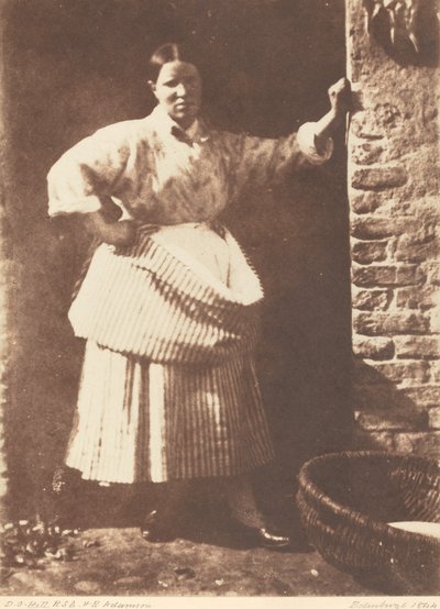 En Newhaven Fisherwoman av David Octavius Hill and Robert Adamson