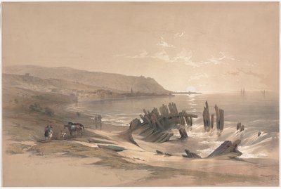 Kaifas ser mot Karmelfjellet, 1839. av David Roberts