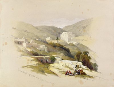 Christian Church of St. George at Lud (Ancient Lydda) 29. mars 1839, fra bind II av 