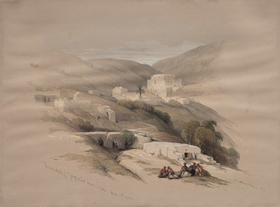 Christian Church of St. George at Ludd, gamle Lydda av David Roberts