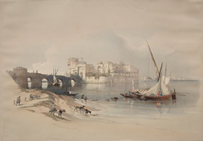 Citadel of Sidon, 1839. av David Roberts
