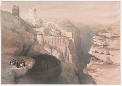 Klosteret St. Saba av David Roberts