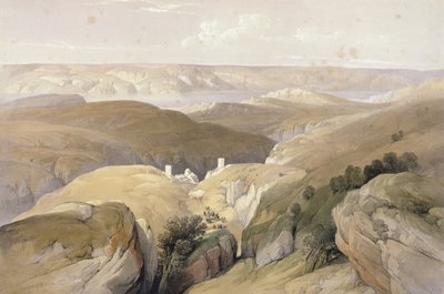 Klosteret St. Saba, april 1839, fra bind II av 