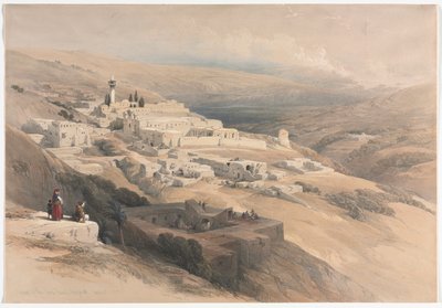 Terra-Santa-klosteret, Nasaret, 1839. av David Roberts