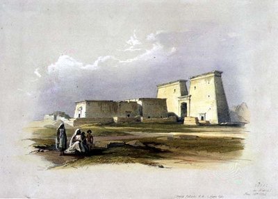 Dakke, fra "Egypt and Nubia", Vol.1 (litho) av David Roberts