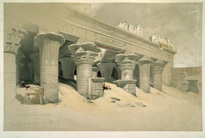 Edfu-tempelet av David Roberts