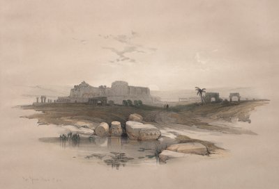 Eleutheropolis eller det moderne Beit-Jibrin av David Roberts