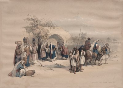 Jomfrufontene, Nasaret av David Roberts