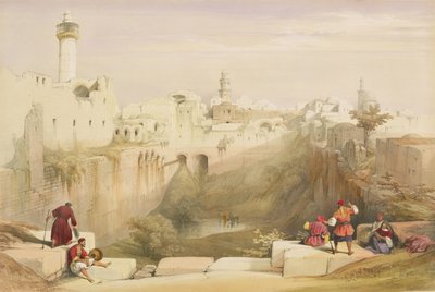 Jerusalem, 12. april 1839, plate 12 fra bind I av 