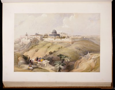 Jerusalem, 9. april 1839, gravert av Louis Haghe, 1843 av David Roberts