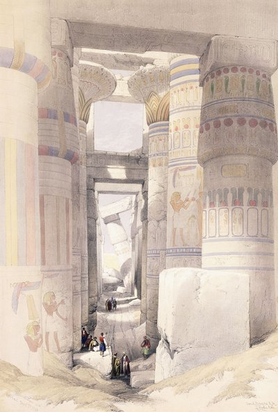 Karnac, 27. november 1838, 1842-1849 av David Roberts