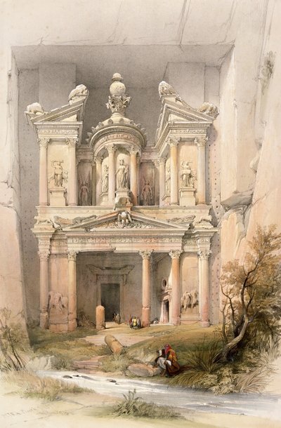 Petra, 7. mars 1839, plate 92 fra bind III av 