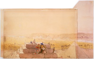 Pyramider, 1800-tallet av David Roberts