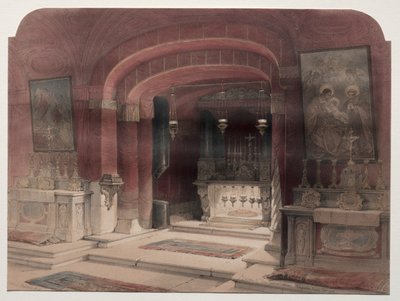 Bebudelsens helligdom, Nasaret, 1839. av David Roberts