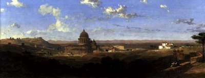 St. Peters, ser tilbake på Roma av David Roberts