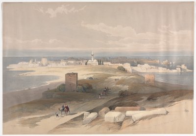 Sur eller Tsor, eldgammelt dekk fra Isthmus, 1839. av David Roberts