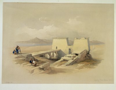 Tempelet i Wadi Sabona, Nubia av David Roberts