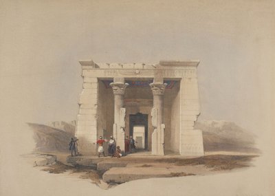 Dendur-tempelet, Nubia av David Roberts