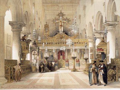 Kapellet til Saint Catherine ved Mount Sinai Monastery, av David Roberts av David Roberts