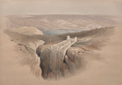 Dødehavet ser mot Moab av David Roberts