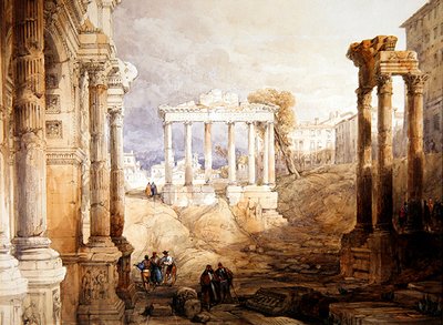 Forumet, Roma av David Roberts