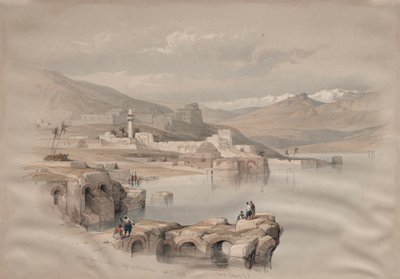 Tiberias, fra veggene, Sikkerhet i det fjerne av David Roberts