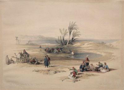 Wells of Moses, Tyhs villmark, 1839. av David Roberts