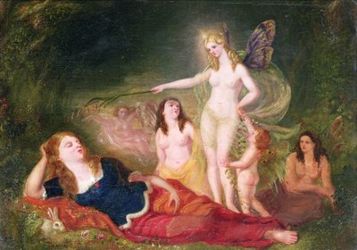 En midtsommernattsdrøm, 1840 av David Scott
