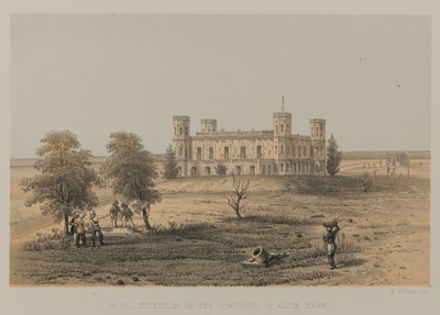 Interiøret i forbindelsen til Alambagh, Lucknow av David Scott Lieutenant Colonel (after) Dodgson