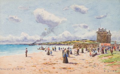 Broughty Castle (akvarell) av David Small
