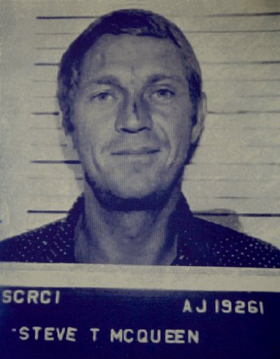Steve McQueen I (silketrykk) av David Studwell