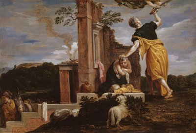 Abrahams offer av Isak, 165456. av David Teniers II