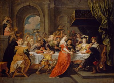 Herodes høytid, 1640-1690. av David Teniers II