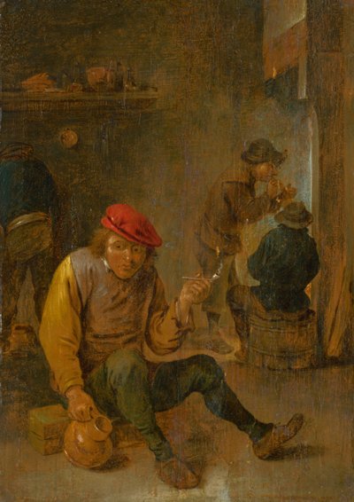 En røyker, ca. 1650. av David Teniers the Younger